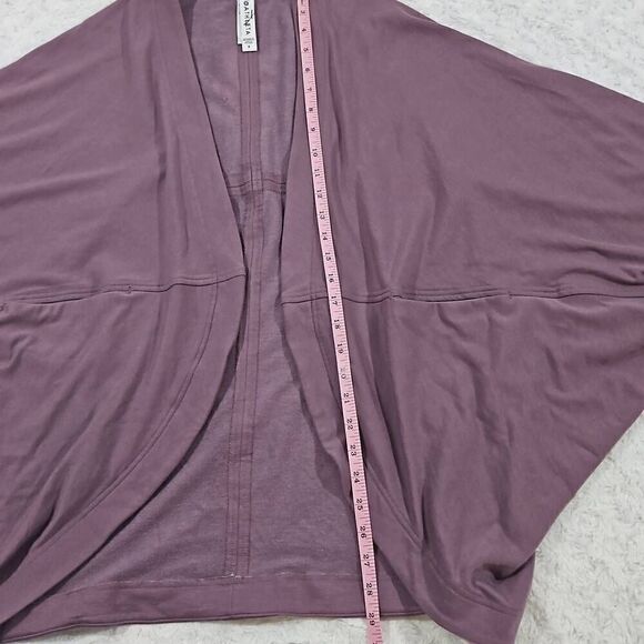 Athleta womens size medium oversize lilac purple Cocoon Wrap with pockets - Picture 8 of 10